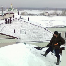 Очистка крыш от снега и наледи55